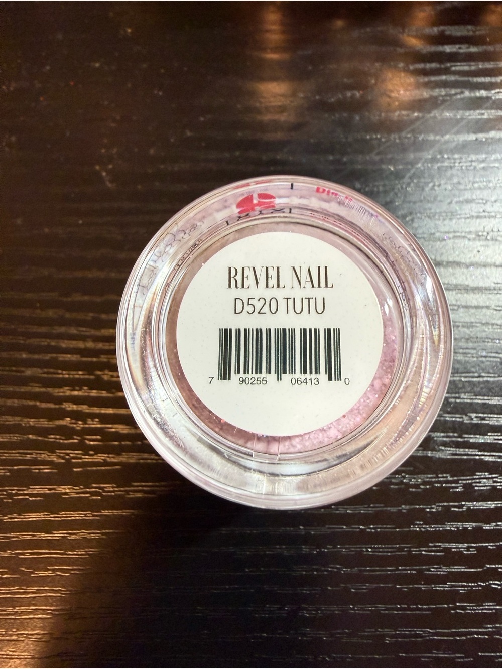 Revel Nail D520 Tutu Pink Glitter Powder
